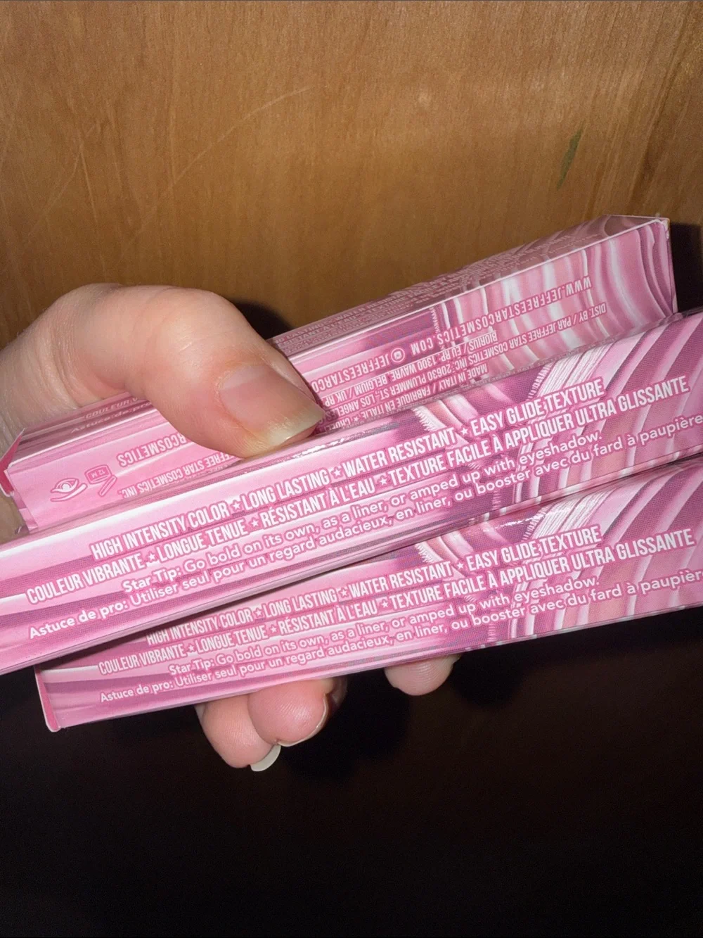 Velour eye crayon all 5 shades